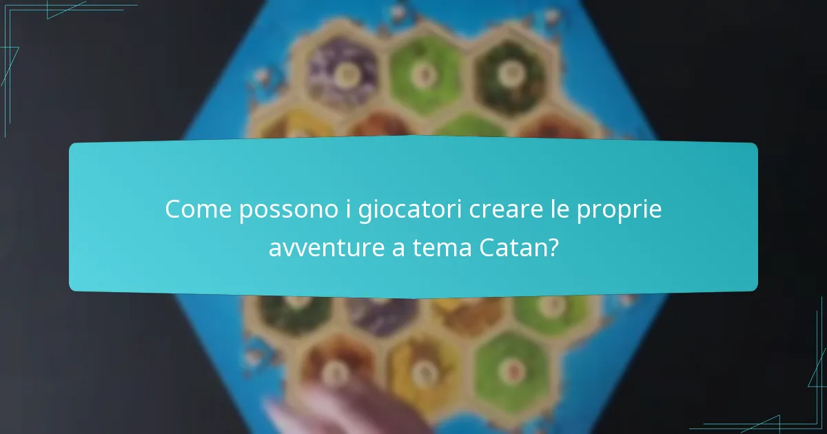 Come si manifesta il coinvolgimento dei giocatori nelle avventure a tema Catan?