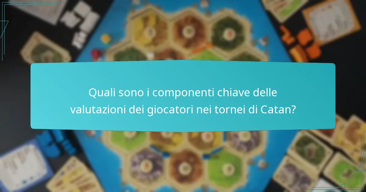 Quali metriche vengono utilizzate per valutare le prestazioni dei giocatori nei tornei di Catan?