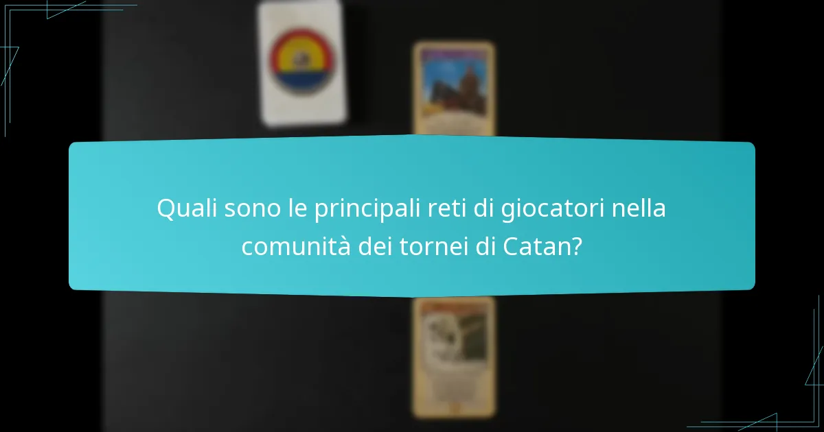 Quali sono le migliori pratiche per organizzare un torneo di Catan?
